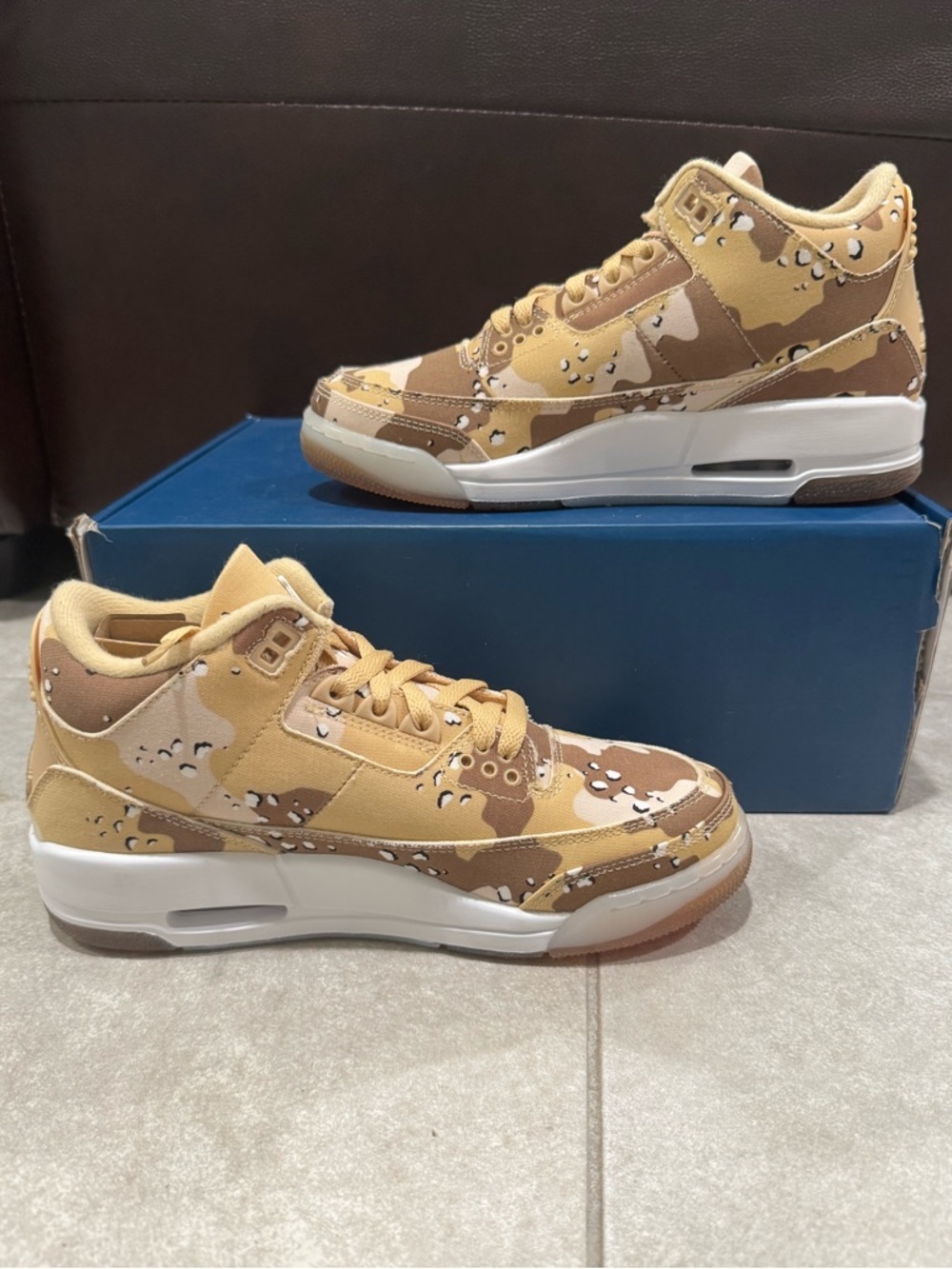 Size 7 - WNBA x Air Jordan 3 Retro Desert Camo W - Picture 2 of 7
